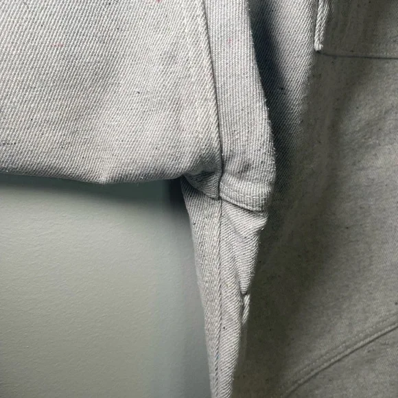 Soluna Collective Denim Pants Grey Adjustable Size 6 Upcycled Cotton Relaxed Fit - Picture 12 of 13